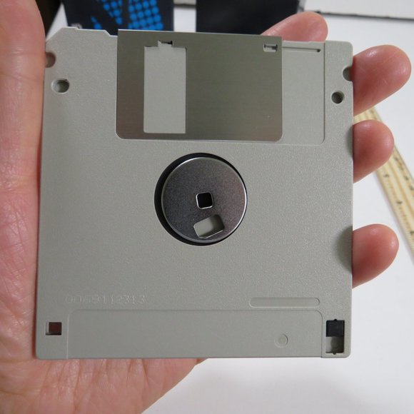 10 VERBATIUM Kodak open box MF2/HD Microdisks Taupe colored - Picture 7 of 9
